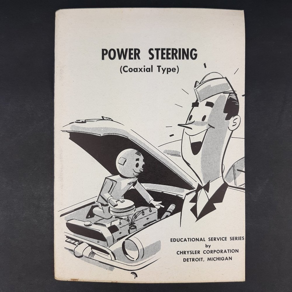 Vtg Chrysler Power Steering Service Pahmphlet
